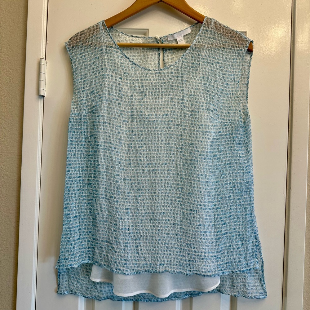 Boss silk blouse sleeveless